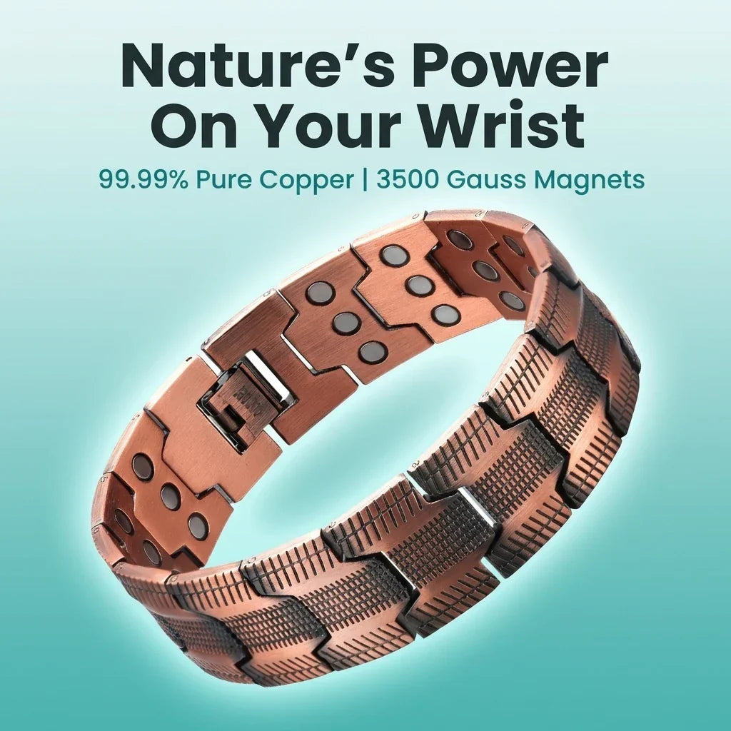 MagnetPure Triple Power Copper Magnetic Bracelet for Men