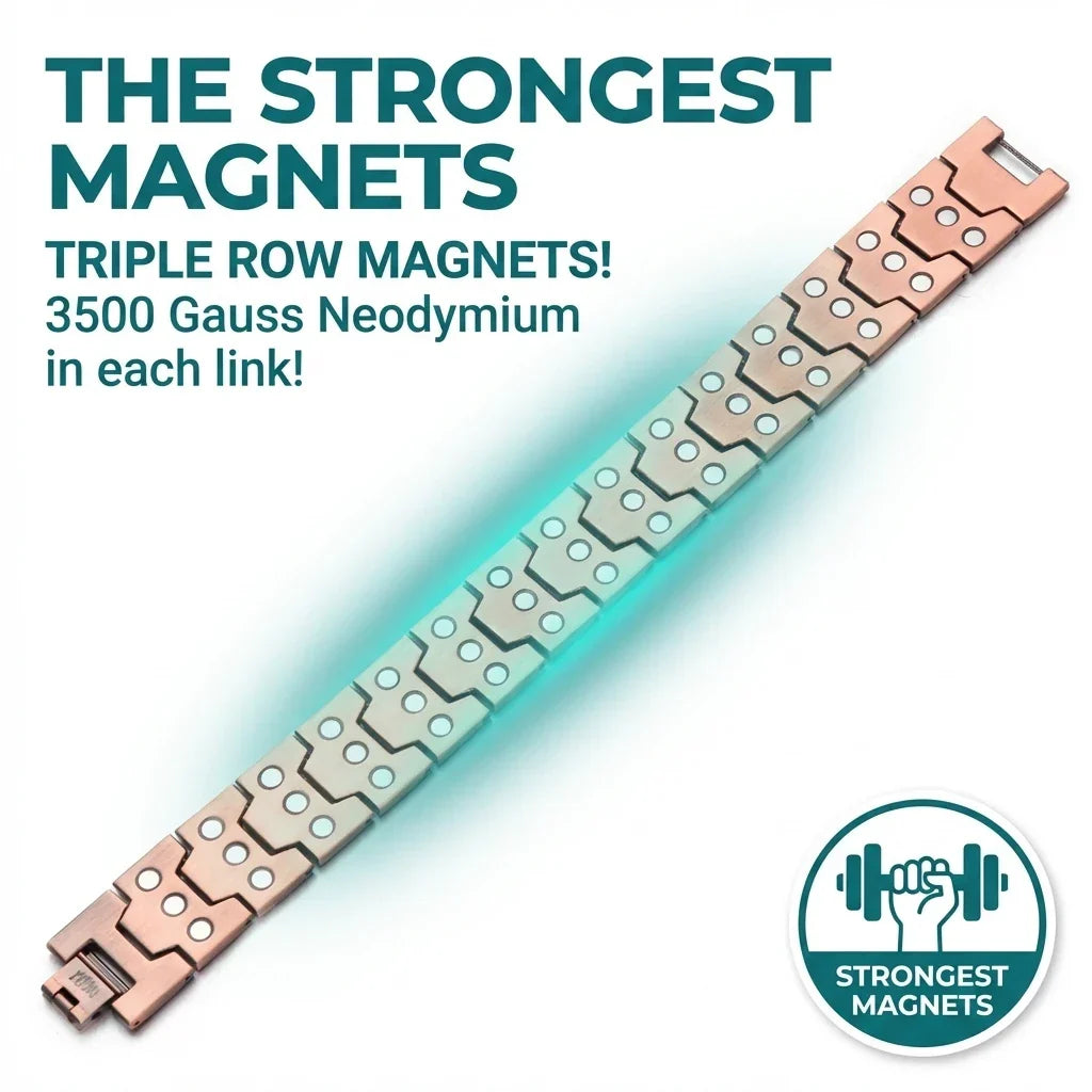 MagnetPure Triple Power Copper Magnetic Bracelet for Men