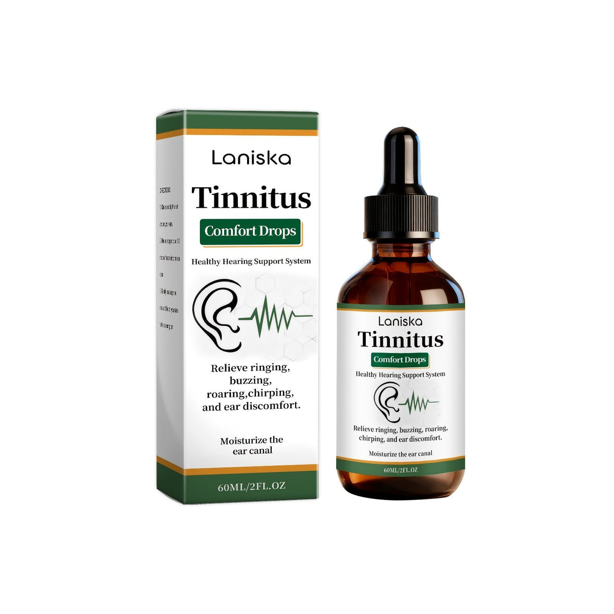 🌿Laniska Ear Care Drops – Gentle Cleansing & Soothing Relief for Healthy Ears 🧼