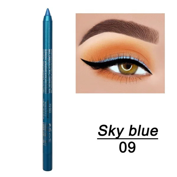 GlamLine™ (14 pcs) Gel Eyeliner Set ✨ — Waterproof, Bold & Shimmering