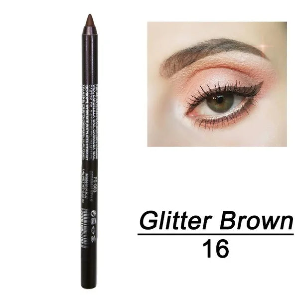 GlamLine™ (14 pcs) Gel Eyeliner Set ✨ — Waterproof, Bold & Shimmering