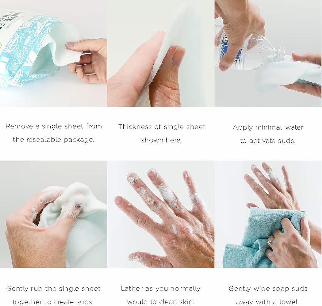 Acne&Rinse-Free Bath Wipes